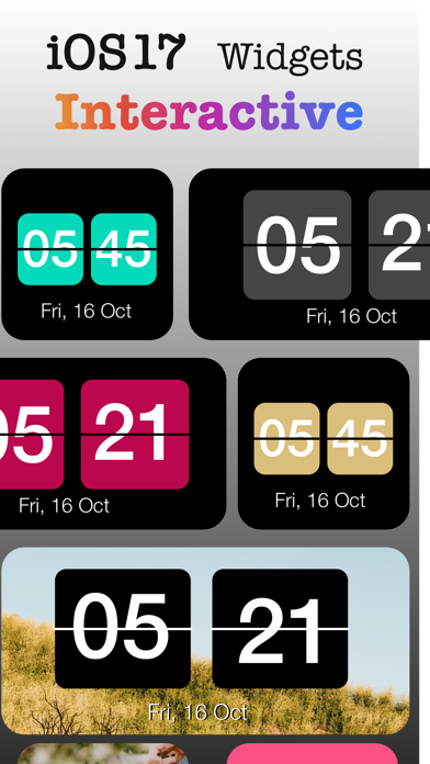 Screenshot #3 pour Flip Clock horloge digitale