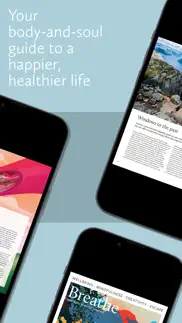 breathe magazine. iphone screenshot 4