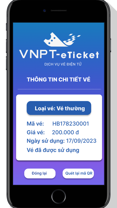 VNPT E-Ticket Screenshot