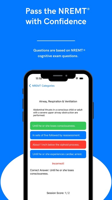 NREMT EMT Basic Exam Prep 2024 Screenshot