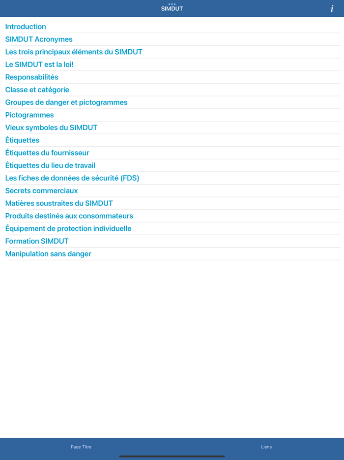 SIMDUT - Guide de poche