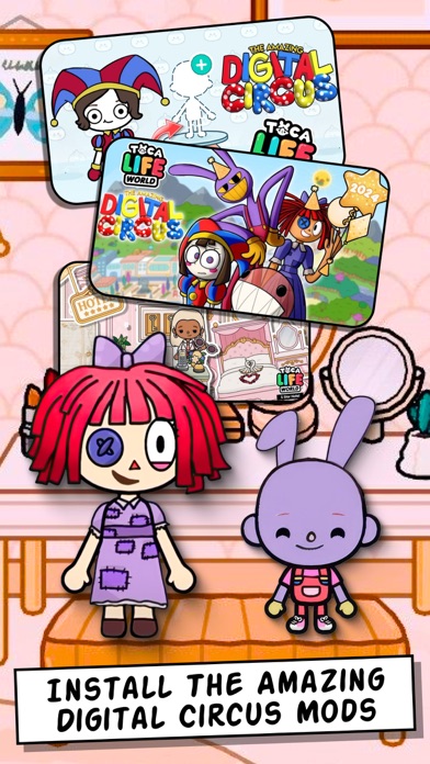 Toca World：Digital Circus Mods Screenshot
