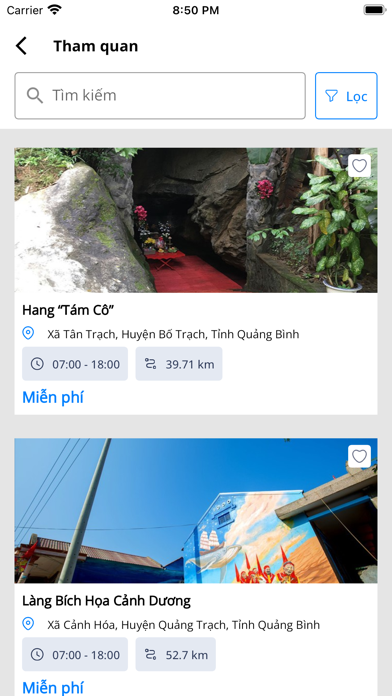Screenshot #2 pour Quang Binh Tourism
