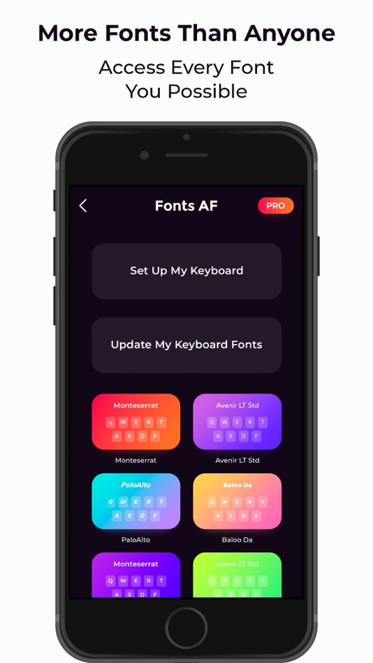 #4. Font Party: New Keyboard Fonts (iOS) 来自: Daneco Ltd.