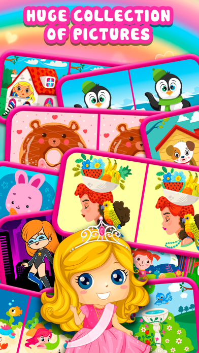 Spot 5 Differences Girls Games Screenshot