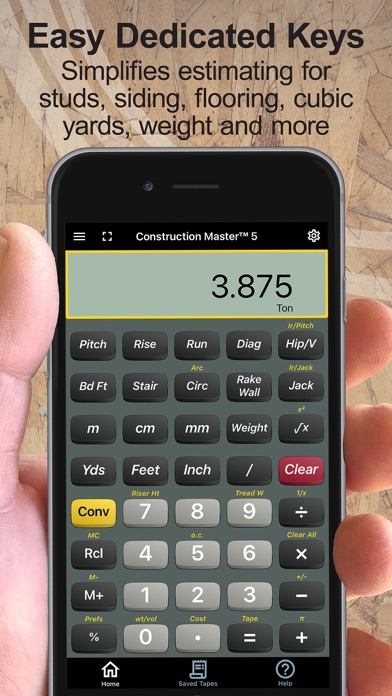 Construction Master 5 Calc Screenshot