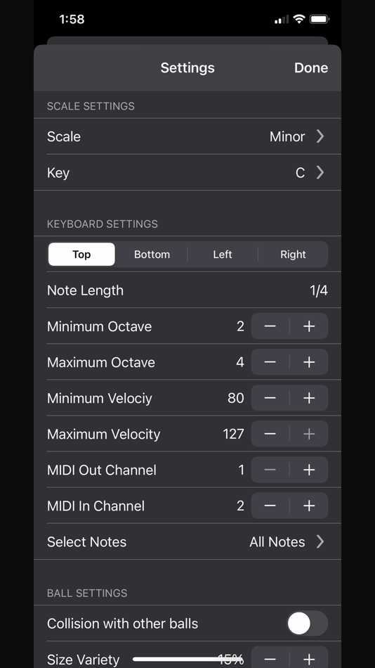#2. BounceBud Physics Based MIDI (iOS) Podle: Cem Olcay