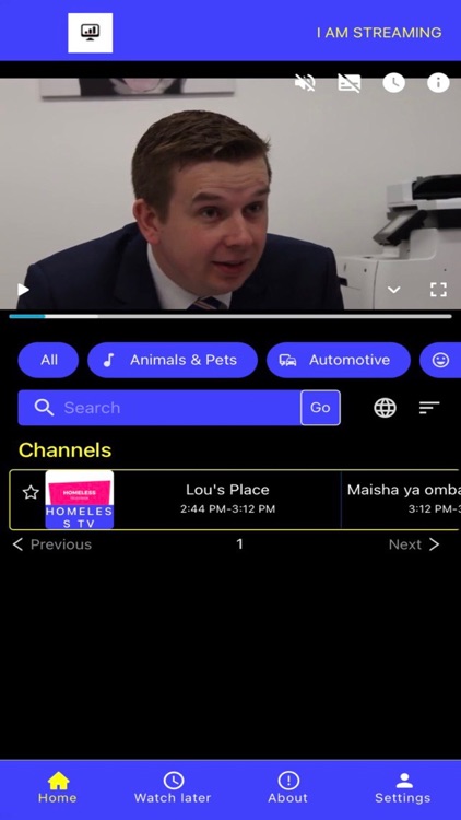 I AM STREAMING