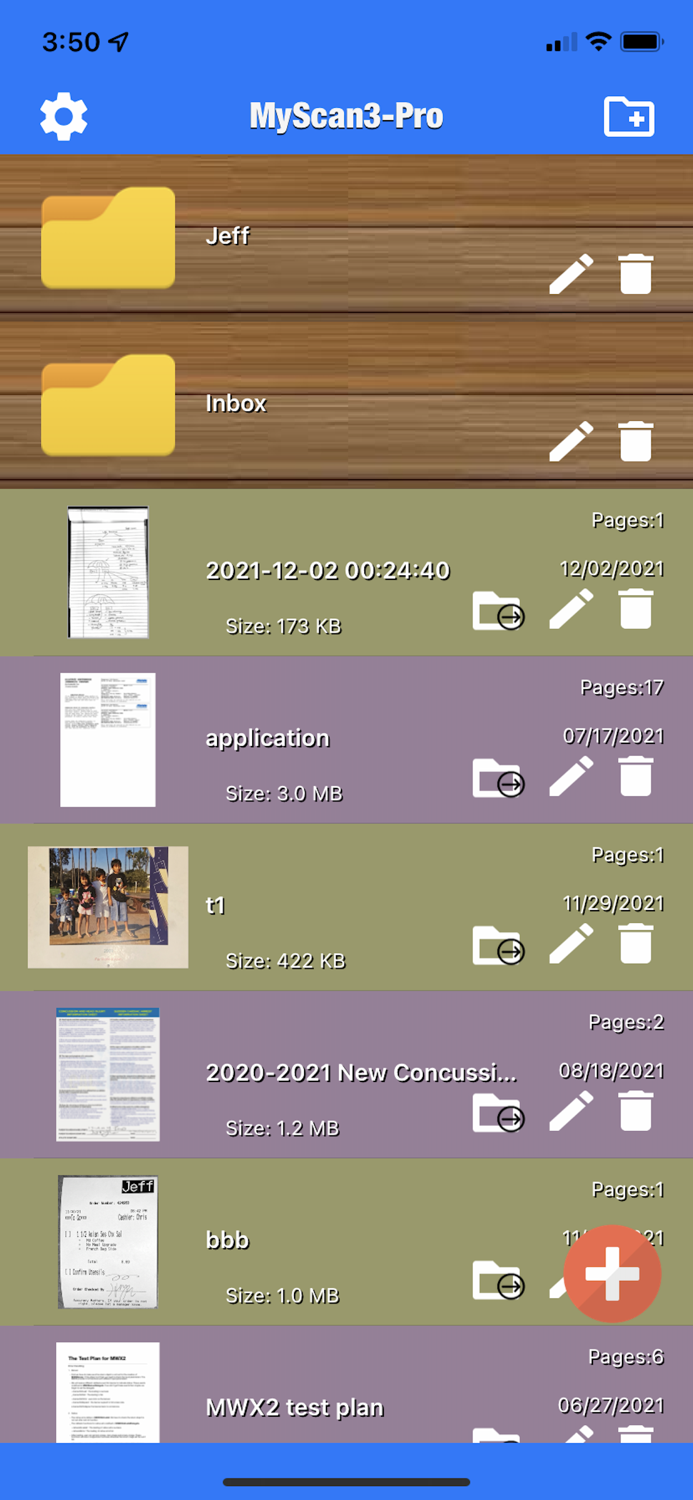 MyScan3 capture and share PDF