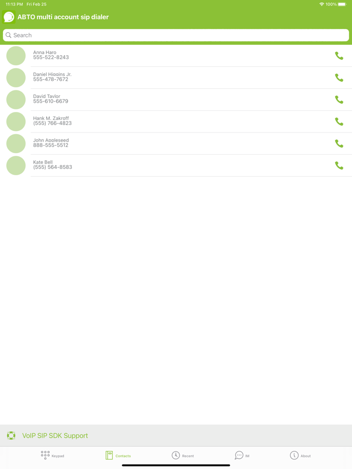 Abto multi account sip dialer