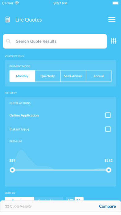 Himmelstein Financial Screenshot