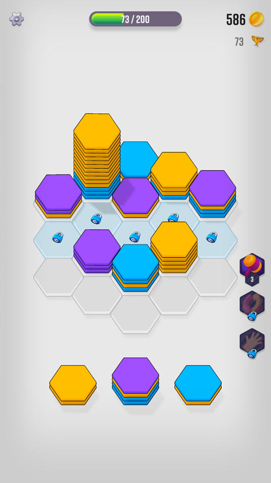 #3. Sixagon Sort (iOS) 由: Cagatay Kemal Tok