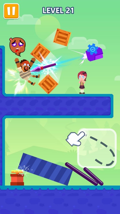 Draw n' Fall-Brain Test screenshot-4