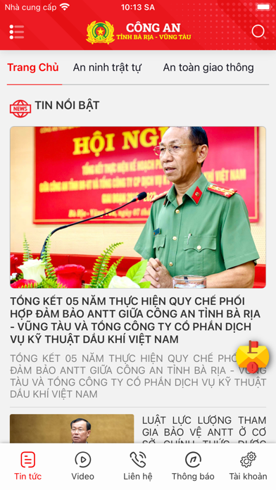 Công An tỉnh Bà Rịa - Vũng Tàu Screenshot 1 - AppWisp.com Công An tỉnh Bà Rịa - Vũng Tàu Screenshot 1 - AppWisp.com