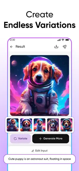 Game screenshot Imagine : AI Art Generator apk