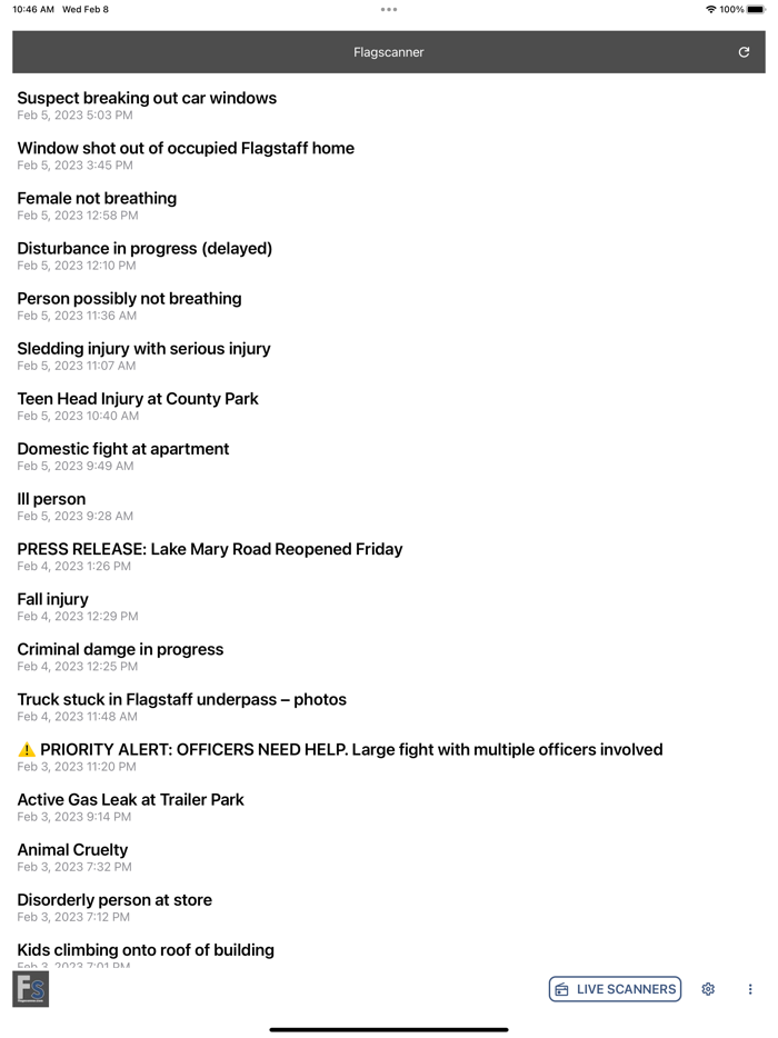 Flag Scanner Flagstaff News