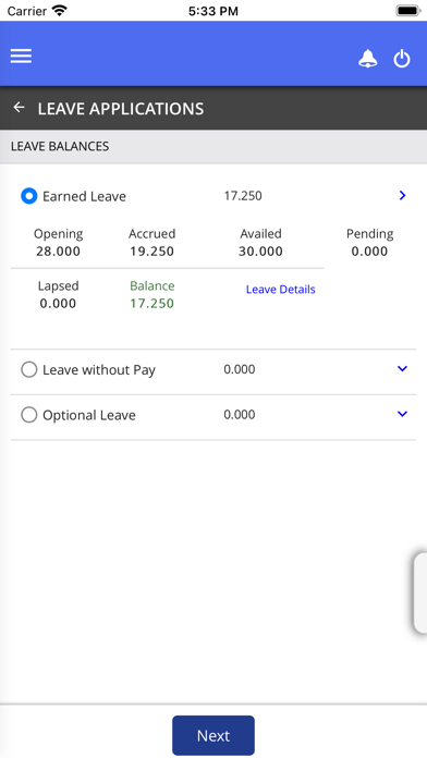 Ascent HCM Mobile Screenshot