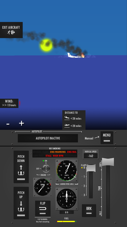 #4. Flight Simulator 2d (iOS) 由: Spark Games