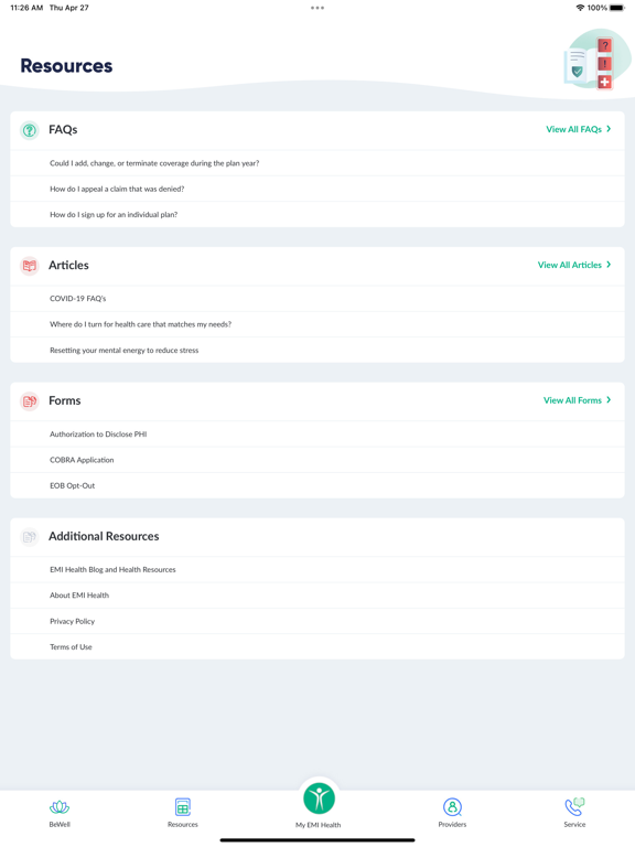 App screenshot