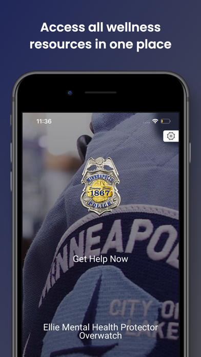 Minneapolis PD Wellness App Screenshot