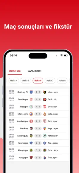 Game screenshot Super Lig Canlı Skor apk