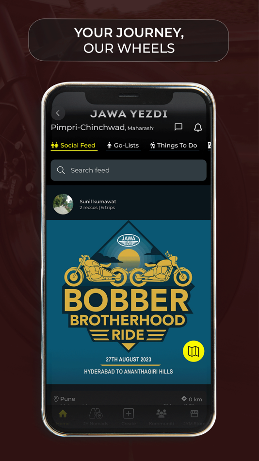 #2. Yezdi Adventure (iOS) بواسطة: JAWA