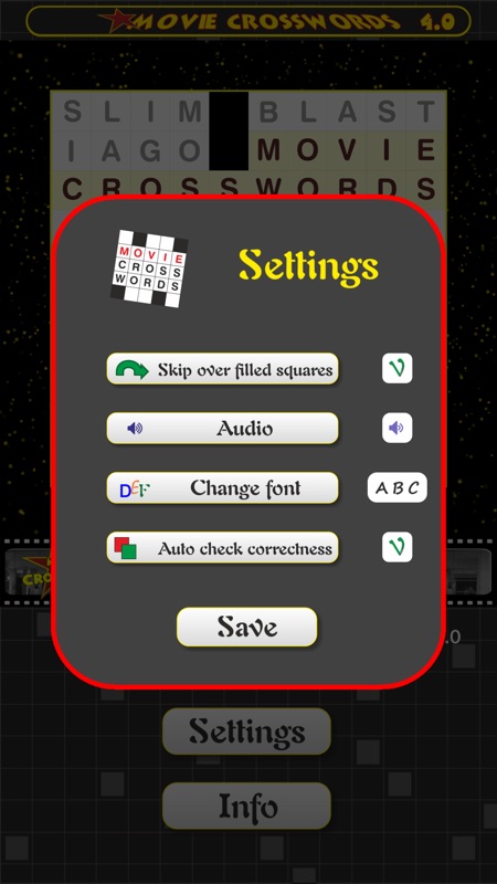 Movie Crosswords screenshot 6