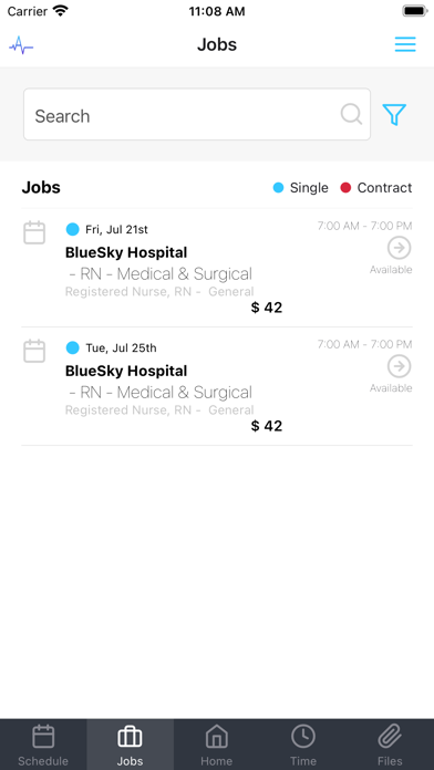 ACES Healthcare Staffing Screenshot