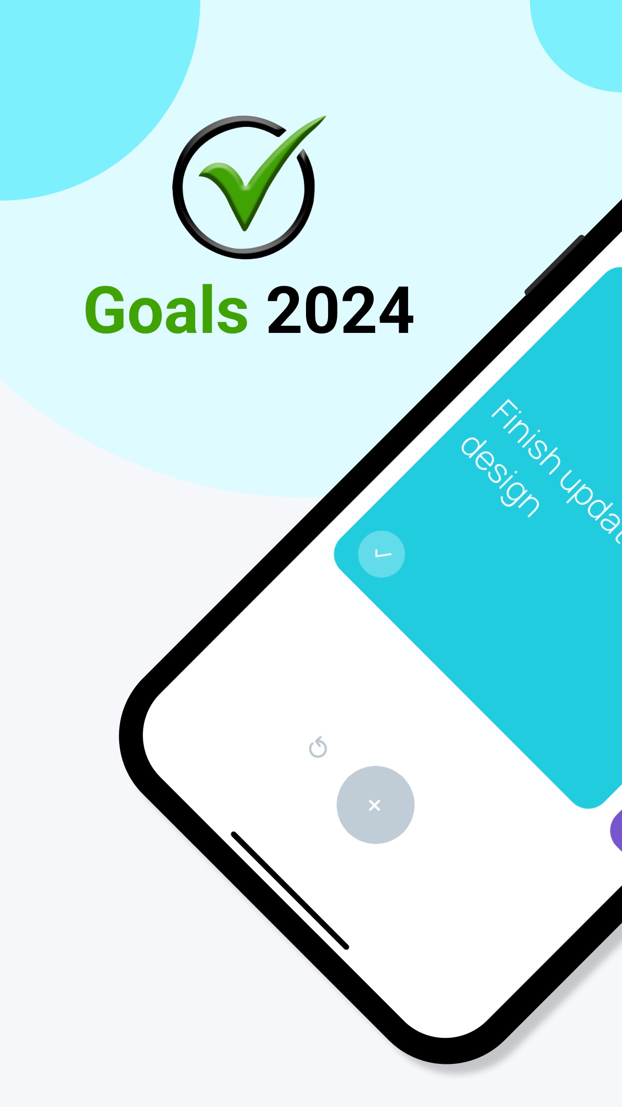 Screenshot do app Goals 2024 - Task Manager