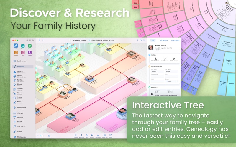 macfamilytree 10 iphone screenshot 1