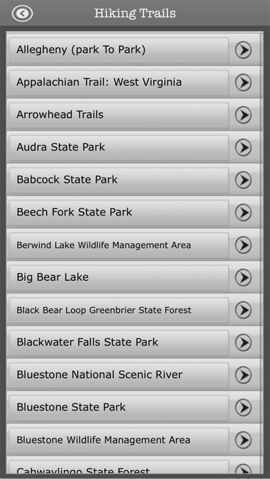 West Virginia-Camping & Trails Screenshot