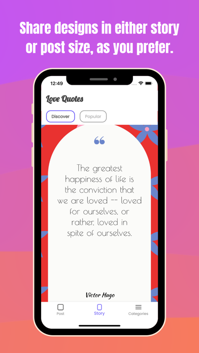 Love and Relationship Quotes Screenshot