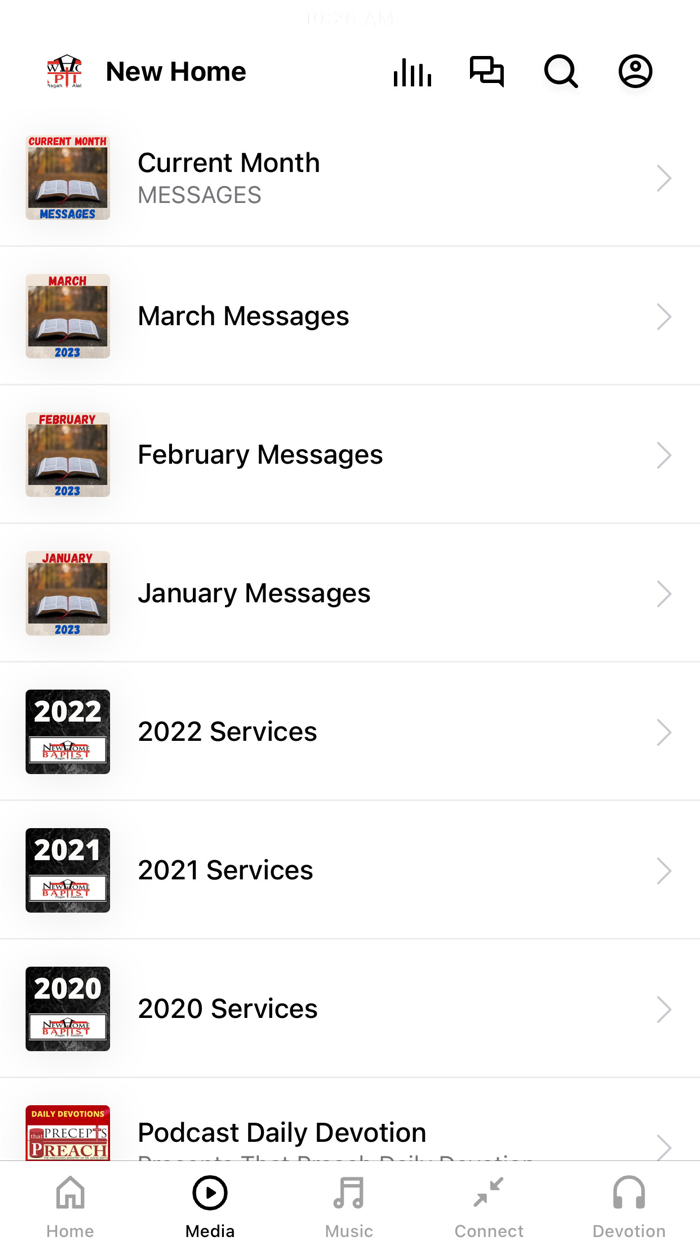 New Home Baptist Pisgah AL