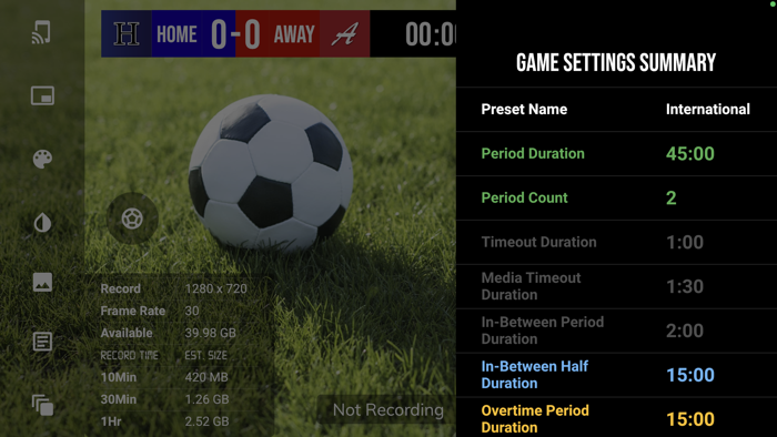 BT Soccer-Football Camera