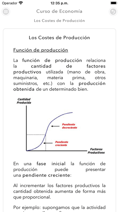 Curso de Economia Screenshot