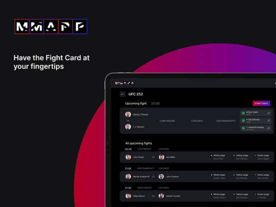 MMAPP - RecordKeeper app screenshot