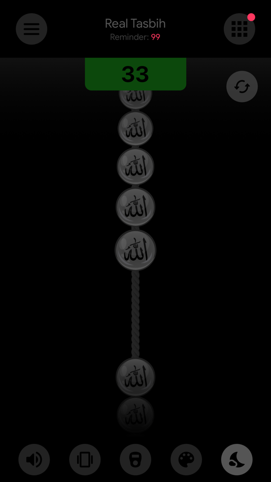 #4. Real Tasbih Counter: Misbaha (iOS) 由: Deniz Duzbasti