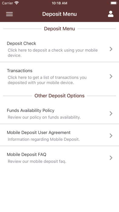 Malvern Bank Mobile Banking Screenshot