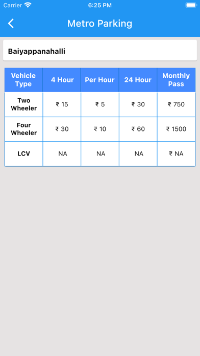 Bengaluru Metro Route Map Fare Screenshot