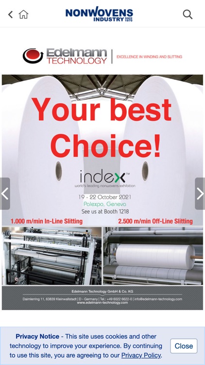 Nonwovens Industry screenshot-5