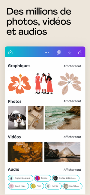 ‎Canva : Éditeur Photo et vidéo Capture d'écran