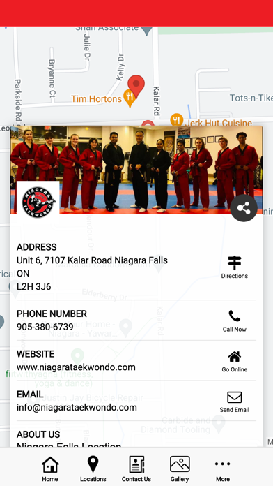 Jungs Niagara Taekwondo Screenshot