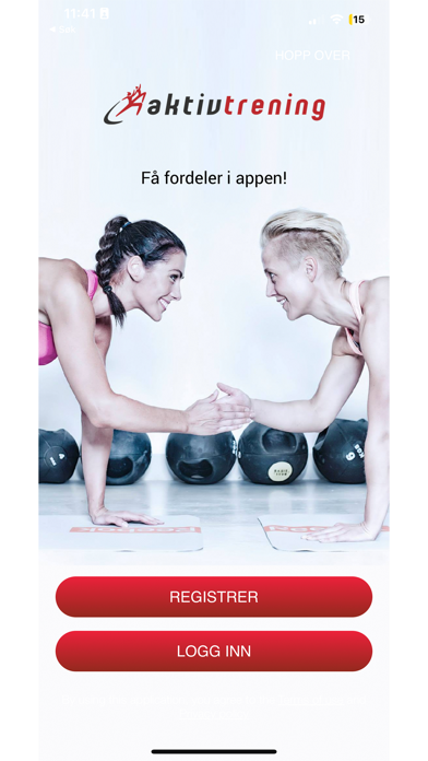 Aktiv trening Screenshot