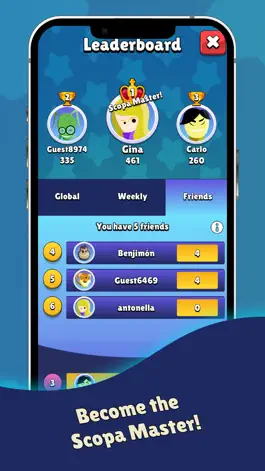 Game screenshot Scopa! Play cards online apk