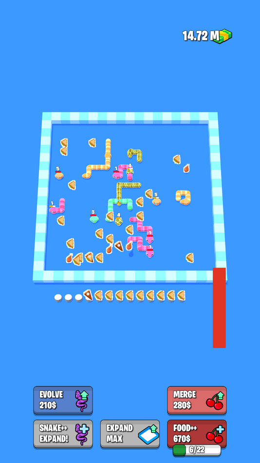 #8. Snake Clicker 3D (iOS) 由: TINKERBOX YAZILIM SANAYI VE TICARET LIMITED SIRKETI