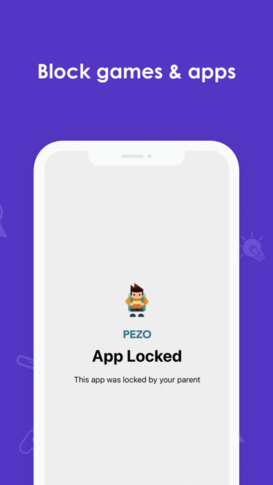 Screenshot #2 pour Pezo: Kids Screen Lock & Learn