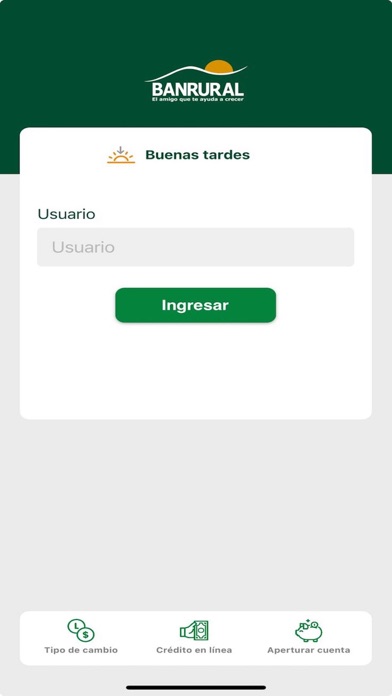 Banrural Móvil Honduras Screenshot