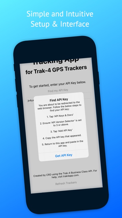 Tracking App for Trak-4 GPS