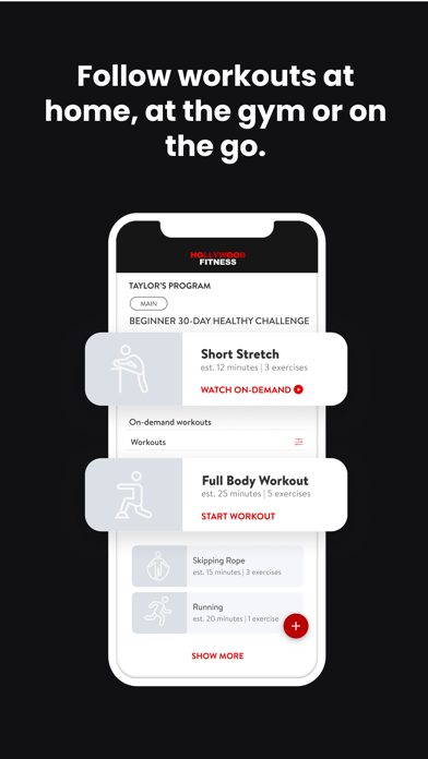 Hollywood Fitness Portland Screenshot