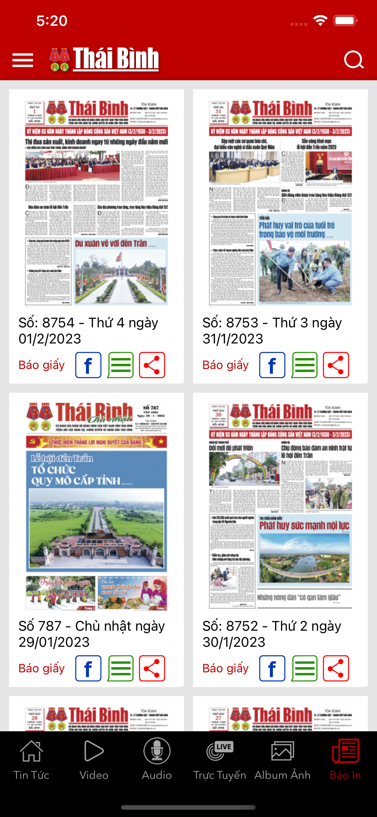 Báo Thái Bình